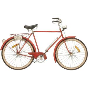 imageDeco 79 Metal Bike Home Wall Decor Wall Sculpture with Seat and Handles Wall Art 39quot x 1quot x 24quot RedRed