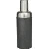 imageDeco 79 Leather Handmade Cocktail Shaker with Silver Top 3quot x 3quot x 9quot Dark Blue