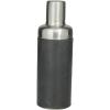 imageDeco 79 Leather Handmade Cocktail Shaker with Silver Top 3quot x 3quot x 9quot Dark Blue