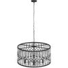 imageDeco 79 70038 Glam Metal Chandelier SMALL SIZE BlackBlack