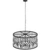 imageDeco 79 70038 Glam Metal Chandelier SMALL SIZE BlackBlack