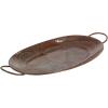 image:imageDeco 79 Metal Living Room Decor Tray Ottoman Tray Set of 3 Serving Tray 27 24 22W Copper29 x 155 x 5