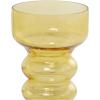 image:imageDeco 79 Glass Decorative Candle Holder Bubble Pillar Candle Stand Set of 3 Candlestick Holder 13 11 8 H YellowYellow