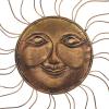 image:imageDeco 79 Metal Sun Indoor Outdoor Wall Decor with Wire Frame 30 x 1 x 30 TealCopper