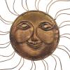 image:imageDeco 79 Metal Sun Indoor Outdoor Wall Decor with Wire Frame 30 x 1 x 30 TealCopper