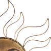 image:imageDeco 79 Metal Sun Indoor Outdoor Wall Decor with Wire Frame 30 x 1 x 30 TealCopper