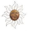 image:imageDeco 79 Metal Sun Indoor Outdoor Wall Decor with Wire Frame 30 x 1 x 30 TealCopper