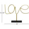 image:imageThe Novogratz Metal Love Decorative Sign 18 x 2 x 13 Gold