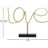 image:imageThe Novogratz Metal Love Decorative Sign 18 x 2 x 13 Gold