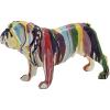 image:imageDeco 79 Polystone Bulldog Decorative Sculpture Graffiti Home Decor Statue Accent Figurine 13 x 6 x 7 Multi Colored11 x 5 x 6