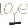image:imageThe Novogratz Metal Love Decorative Sign 18 x 2 x 13 Gold