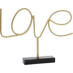 image:imageThe Novogratz Metal Love Decorative Sign 18 x 2 x 13 Gold