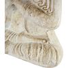 image:imageDeco 79 Paper Mache Buddha Handmade Decorative Sculpture Carved Home Decor Statue with Brown Distressing Accent Figurine 13 x 6 x 16 Cream