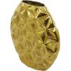 image:imageCosmoLiving by Cosmopolitan Aluminum Metal Geometric Decorative Vase Faceted Centerpiece Vase Flower Vase for Home Decoration 14 x 5 x 13 GoldGold