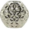 image:imageCosmoLiving by Cosmopolitan Aluminum Metal Geometric Decorative Vase Faceted Centerpiece Vase Flower Vase for Home Decoration 14 x 5 x 13 GoldSilver