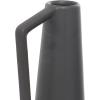 image:imageCosmoLiving by Cosmopolitan Ceramic Decorative Vase Centerpiece Vases with Handles Set of 3 Flower Vases for Home Decoration 17 16 16H WhiteDark Grey
