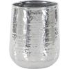image:imageDeco 79 Benzara 22135 BreathTaking Aluminium Set of 3 Planters 21 16 13H SilverSet of 3 Planters 21  16  13H