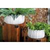 image:imageDeco 79 Ceramic Indoor Outdoor Planter Small Planter Pot Set of 3 Planters 10 12 17W White