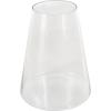 image:imageDeco 79 Glass Decorative Vase Cone Shaped Centerpiece Vase Flower Vase for Home Decoration 10 x 10 x 13 Clear10 x 10 x 13