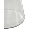 image:imageDeco 79 Glass Decorative Vase Cone Shaped Centerpiece Vase Flower Vase for Home Decoration 10 x 10 x 13 Clear7 x 7 x 9