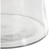 image:imageDeco 79 Glass Decorative Vase Cone Shaped Centerpiece Vase Flower Vase for Home Decoration 10 x 10 x 13 Clear9 x 9 x 12