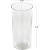 image:imageDeco 79 Glass Decorative Vase Wide Centerpiece Vase Flower Vase for Home Decoration 6 x 6 x 15 Clear6 x 6 x 15