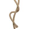 image:imageDeco 79 Jute Rope Room Floor Lamp Twisted Rope Standing Tall Lamp with Cream Linen Shade Tall Lamp 18 x 18 x 63 Brown