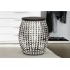 image:imageDeco 79 Metal Side End Accent Table End Table with Crystal Embellishments Side Table 16 x 16 x 19 GoldBlack