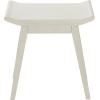 image:imageDeco 79 Traditional Wood Rectangle Stool 19 x 15 x 17 WhiteWhite