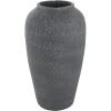image:imageDeco 79 Ceramic Decorative Vase Textured Centerpiece Vase Flower Vase for Home Decoration 10 x 10 x 20 Black9 x 9 x 15