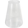 image:imageDeco 79 Glass Decorative Vase Cone Shaped Centerpiece Vase Flower Vase for Home Decoration 10 x 10 x 13 Clear10 x 10 x 13