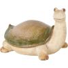 image:imageDeco 79 Magnesium Oxide Turtle Decorative Garden Sculpture Garden Statue with Green Shell Outdoor Sculpture 12 x 10 x 8 Cream