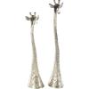 image:imageDeco 79 Aluminum Metal Giraffe Decorative Sculpture Home Decor Statues Set of 2 Accent Figurines 28 24H GoldSilver