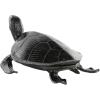 image:imageDeco 79 Aluminum Metal Sea Turtle Decorative Sculpture Carved Home Decor Statue Accent Figurine 15 x 12 x 6 Black