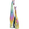 image:imageDeco 79 Ceramic Giraffe Decorative Sculpture Home Decor Statue Accent Figurine 11 x 5 x 15 SilverMulticolor