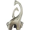 image:imageDeco 79 Ceramic Giraffe Decorative Sculpture Home Decor Statue Accent Figurine 11 x 5 x 15 SilverSilver