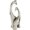image:imageDeco 79 Ceramic Giraffe Decorative Sculpture Home Decor Statue Accent Figurine 11 x 5 x 15 SilverSilver