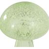 image:imageDeco 79 Glass Mushroom Decorative Sculpture Textured Home Decor Statues Set of 3 Accent Figurines 12 10 8H GreenGreen