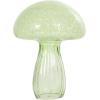 image:imageDeco 79 Glass Mushroom Decorative Sculpture Textured Home Decor Statues Set of 3 Accent Figurines 12 10 8H GreenGreen