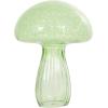 image:imageDeco 79 Glass Mushroom Decorative Sculpture Textured Home Decor Statues Set of 3 Accent Figurines 12 10 8H GreenGreen