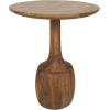 image:imageDeco 79 Mango Wood Handmade Side End Accent Table End Table with Elevated Bases Set of 3 Side Table 24 20 18 H Brown
