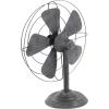 image:imageDeco 79 Metal Fan Decorative Sculpture Home Decor Statue Accent Figurine 15 x 8 x 18 Black