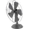 image:imageDeco 79 Metal Fan Decorative Sculpture Home Decor Statue Accent Figurine 15 x 8 x 18 Black