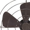 image:imageDeco 79 Metal Fan Decorative Sculpture Home Decor Statue Accent Figurine 15 x 8 x 18 Black