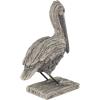 image:imageDeco 79 Polystone Bird Decorative Sculpture Textured Home Decor Statue Accent Figurine 6 x 10 x 19 GrayGray