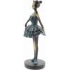 image:imageDeco 79 Polystone Dancer Decorative Sculpture Home Decor Statues set of 3 Accent Figurines 6 x 4 x 12 TealTeal