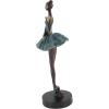 image:imageDeco 79 Polystone Dancer Decorative Sculpture Home Decor Statues set of 3 Accent Figurines 6 x 4 x 12 TealTeal