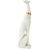 image:imageDeco 79 Polystone Dog Decorative Sculpture Sitting Home Decor Statue with Gold Collar Accent Figurine 5 x 7 x 17 Cream3 x 4 x 15