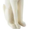 image:imageDeco 79 Polystone Dog Decorative Sculpture Sitting Home Decor Statue with Gold Collar Accent Figurine 5 x 7 x 17 Cream3 x 5 x 10