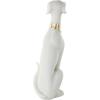 image:imageDeco 79 Polystone Dog Decorative Sculpture Sitting Home Decor Statue with Gold Collar Accent Figurine 5 x 7 x 17 Cream5 x 7 x 17